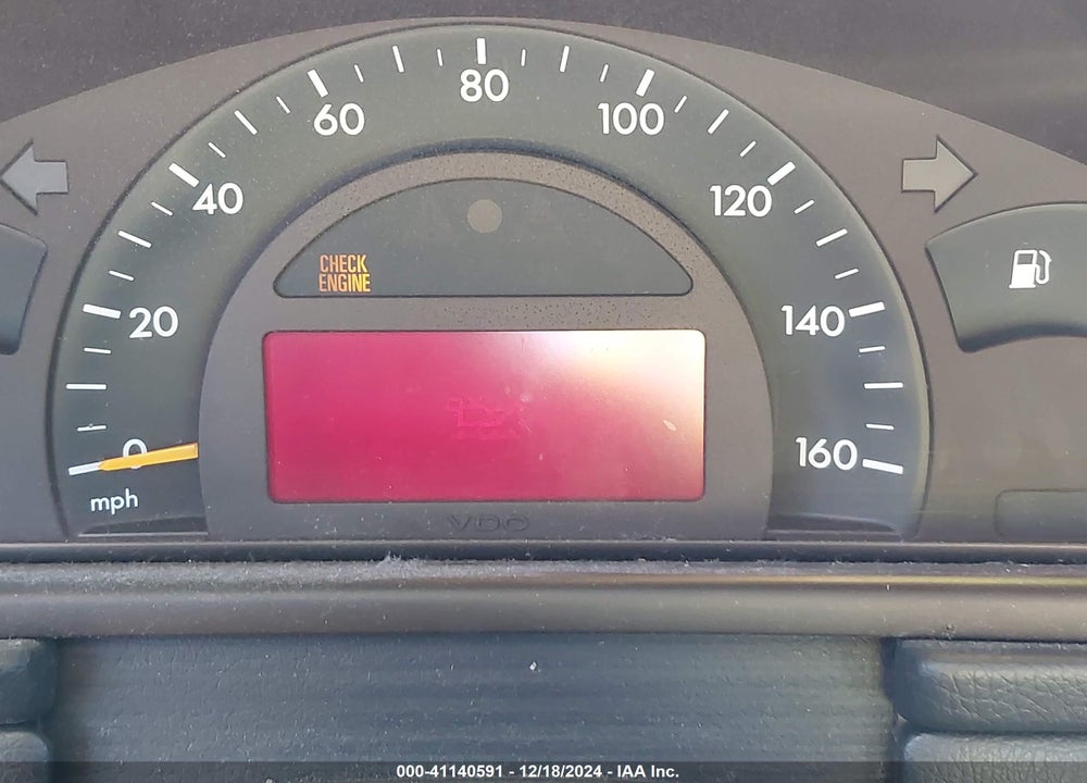 2001 MERCEDES-BENZ C 240 VIN: WDBRF61J21F114790