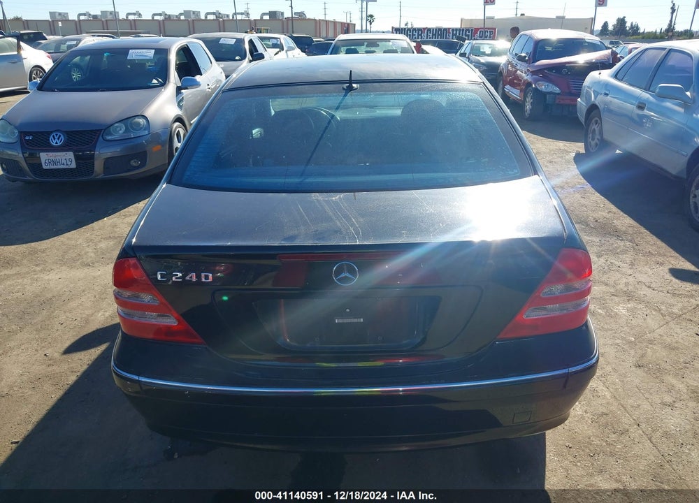 2001 MERCEDES-BENZ C 240 VIN: WDBRF61J21F114790