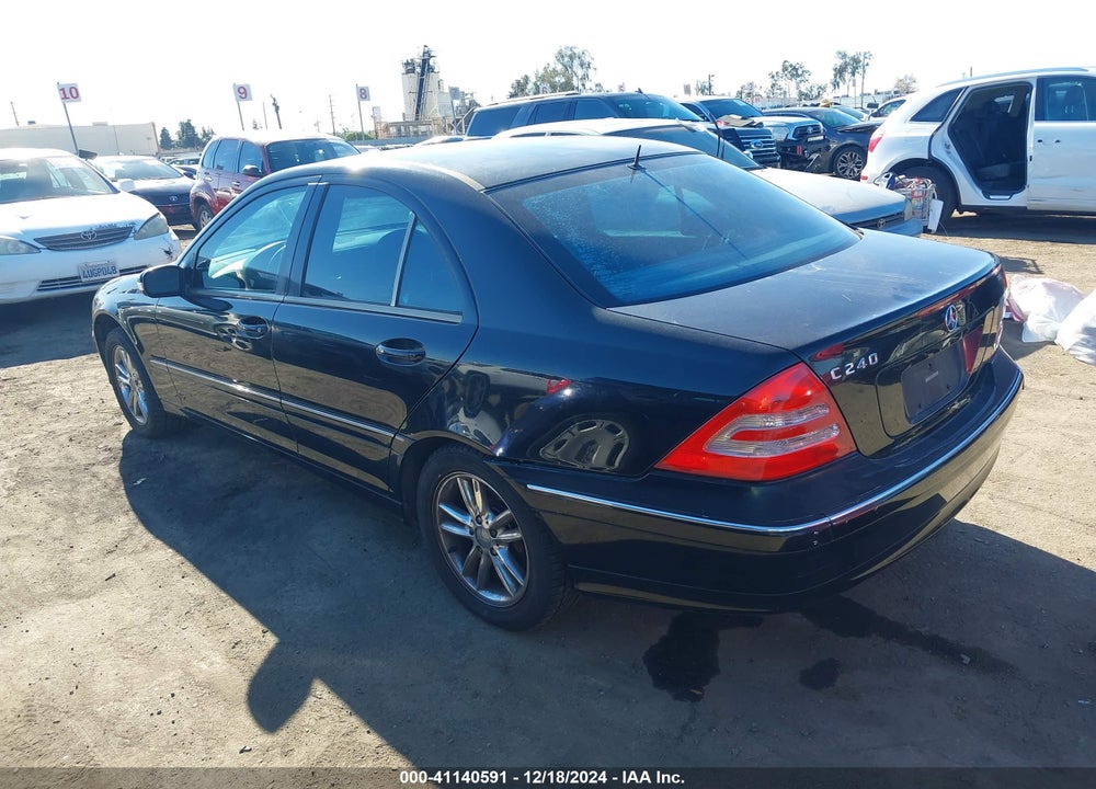 2001 MERCEDES-BENZ C 240 VIN: WDBRF61J21F114790