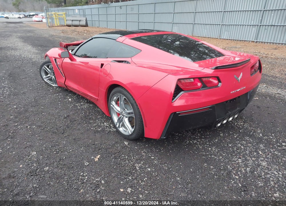 2016 CHEVROLET CORVETTE STINGRAY VIN: 1G1YB2D76G5119127