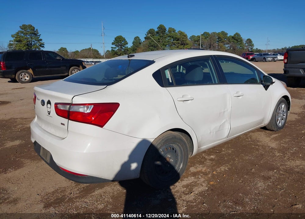 2016 KIA RIO LX VIN: KNADM4A35G6660576