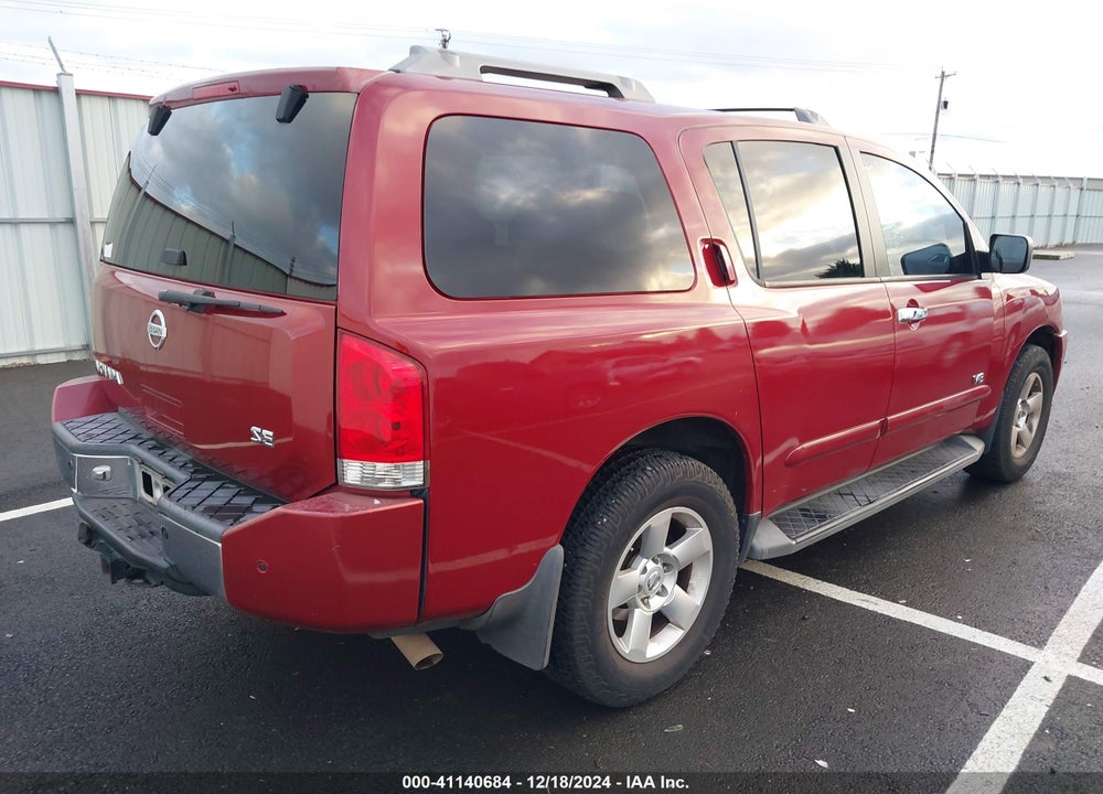 2006 NISSAN ARMADA SE VIN: 5N1AA08B86N706115