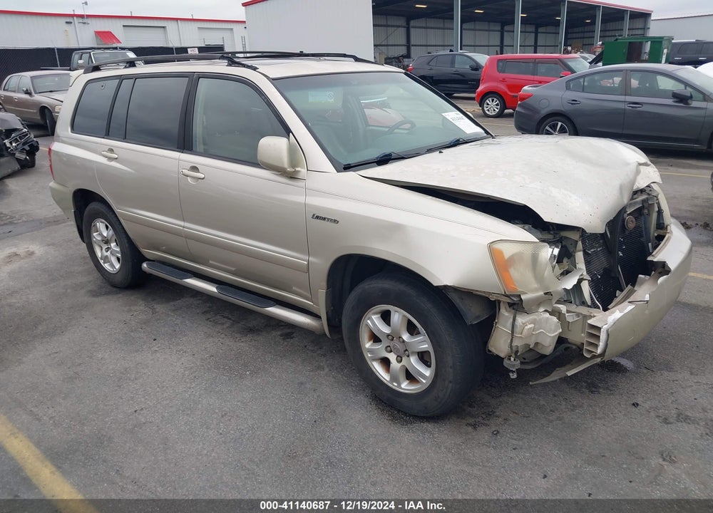 2002 TOYOTA HIGHLANDER LIMITED V6 VIN: JTEGF21A620046138