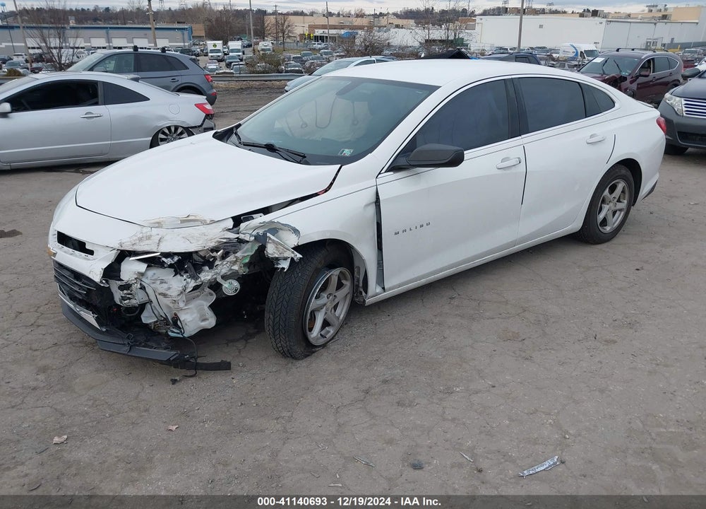 2016 CHEVROLET MALIBU LS VIN: 1G1ZB5STXGF296022