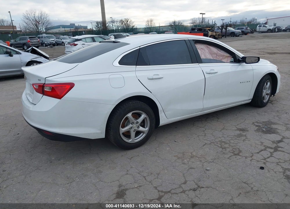 2016 CHEVROLET MALIBU LS VIN: 1G1ZB5STXGF296022
