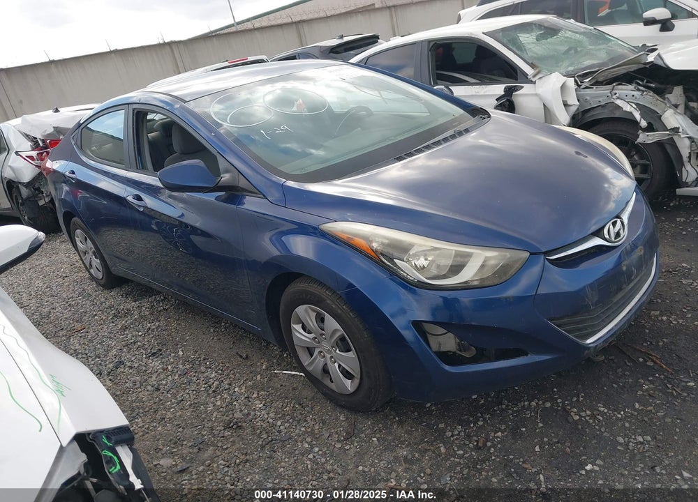 2016 HYUNDAI ELANTRA SE VIN: 5NPDH4AE0GH696481