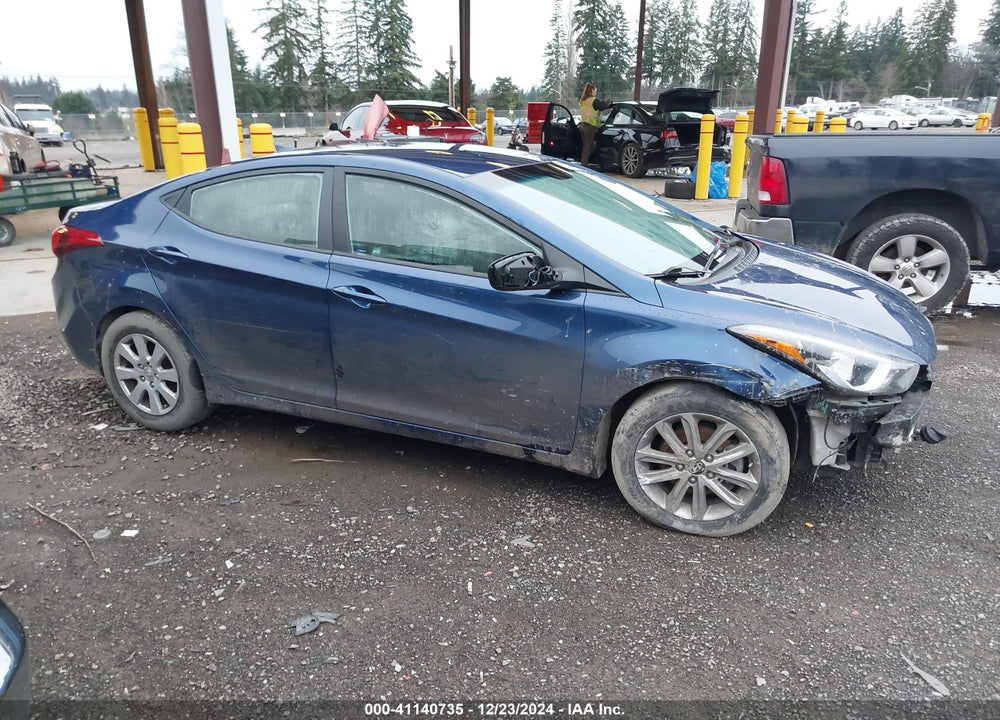 2016 HYUNDAI ELANTRA SE VIN: 5NPDH4AE0GH775603