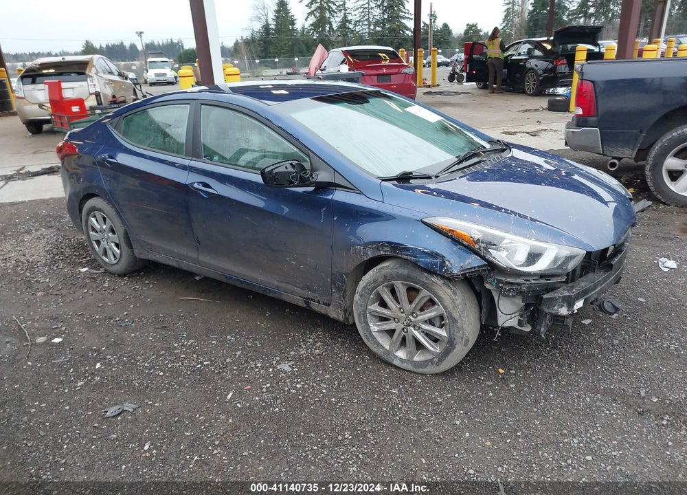 2016 HYUNDAI ELANTRA SE VIN: 5NPDH4AE0GH775603