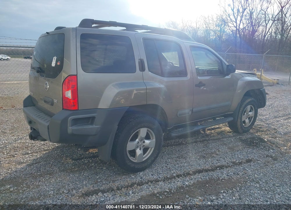 2005 NISSAN XTERRA SE VIN: 5N1AN08W65C606791