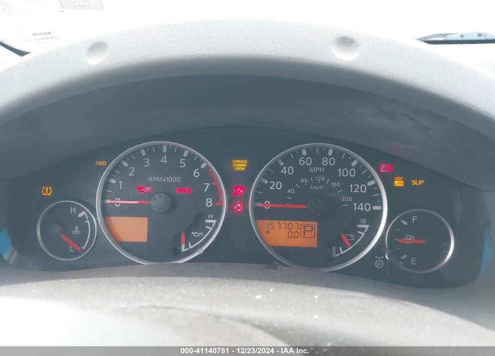 2005 NISSAN XTERRA SE VIN: 5N1AN08W65C606791