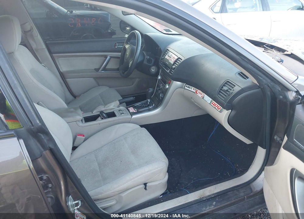 2009 SUBARU OUTBACK 2.5I VIN: 4S4BP61C697326580
