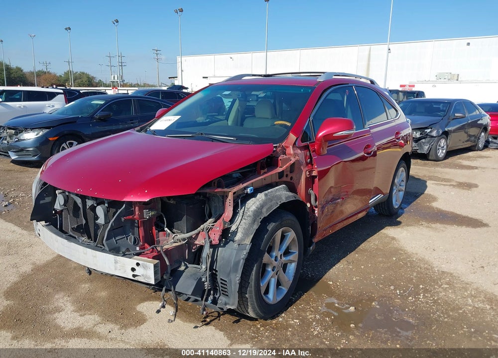 2012 LEXUS RX 350 VIN: 2T2ZK1BA1CC081805