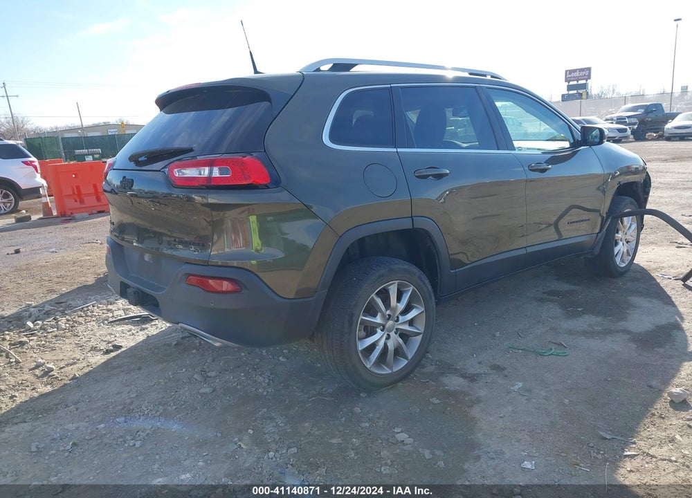 2016 JEEP CHEROKEE LIMITED VIN: 1C4PJMDS8GW155126