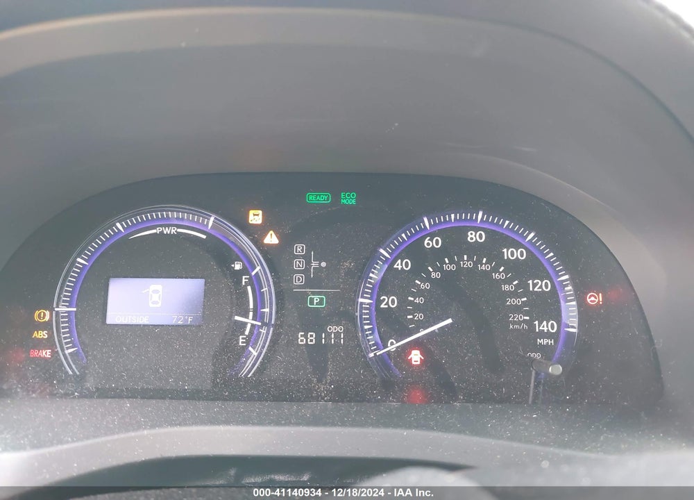 2010 LEXUS HS 250H PREMIUM VIN: JTHBB1BA8A2037851