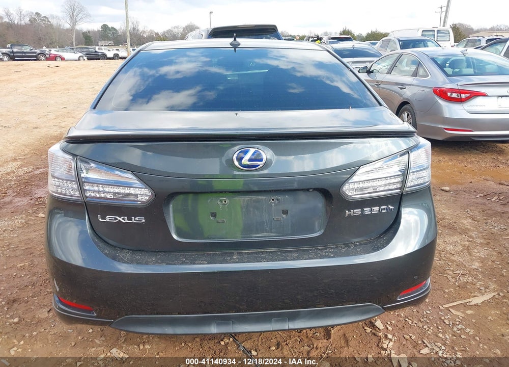 2010 LEXUS HS 250H PREMIUM VIN: JTHBB1BA8A2037851