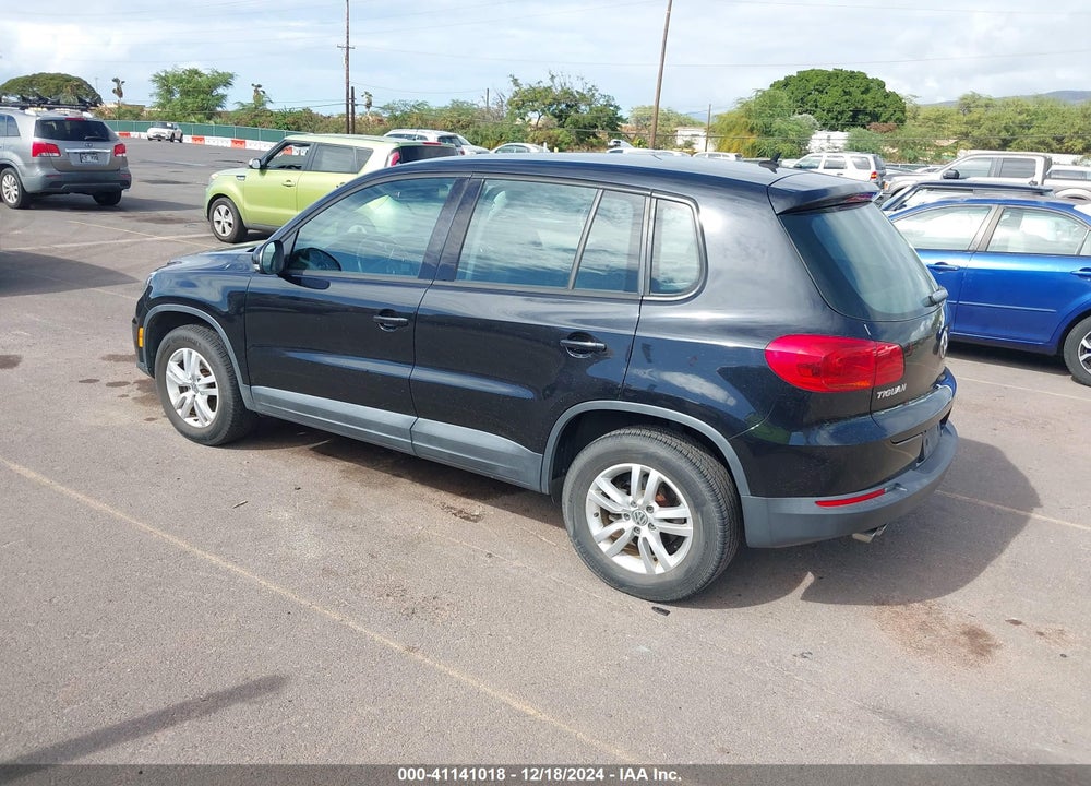 2014 VOLKSWAGEN TIGUAN S VIN: WVGAV3AX8EW509367