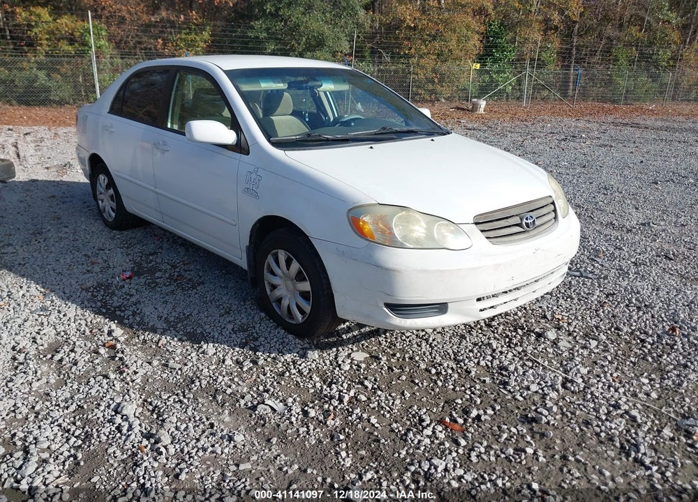 2003 TOYOTA COROLLA LE VIN: JTDBR32EX30037909