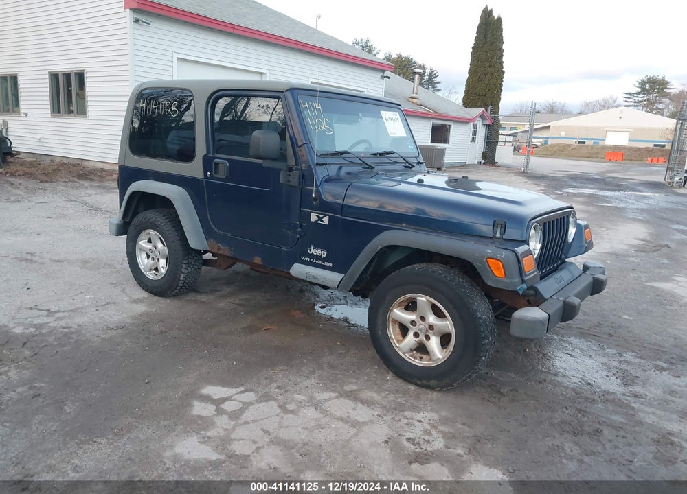 2004 JEEP WRANGLER X VIN: 1J4FA39S84P786148