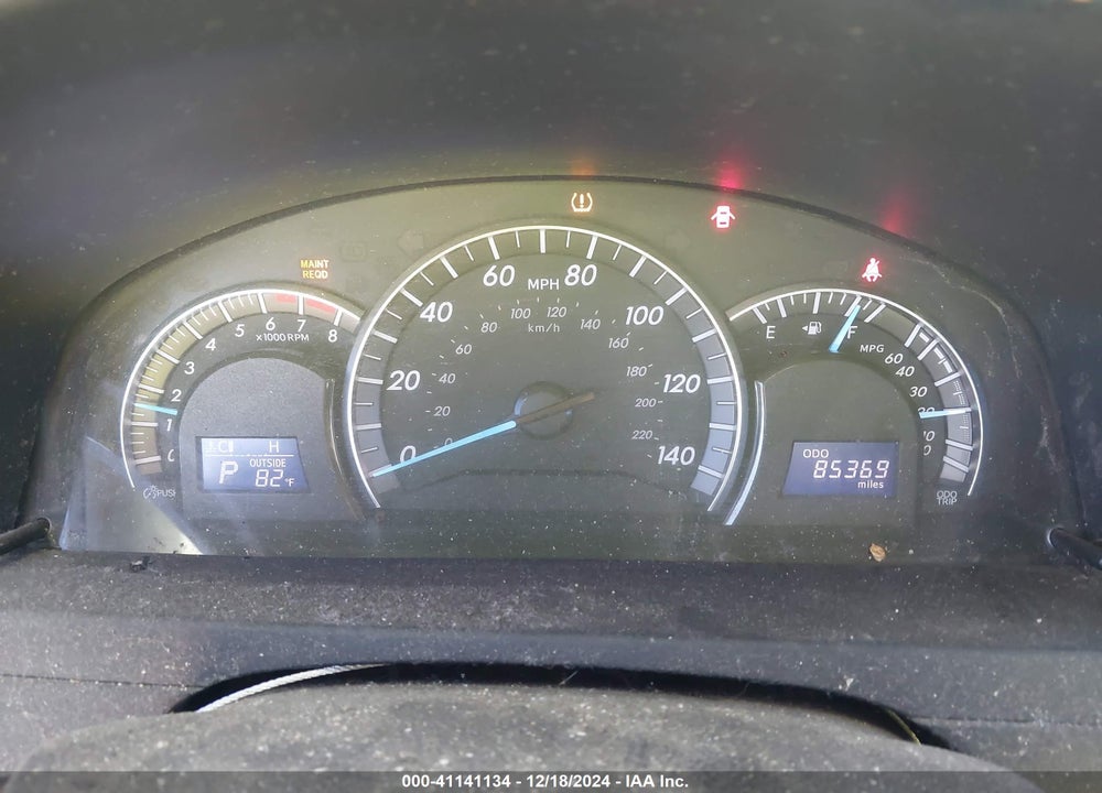 2012 TOYOTA CAMRY SE VIN: 4T1BF1FK6CU095405