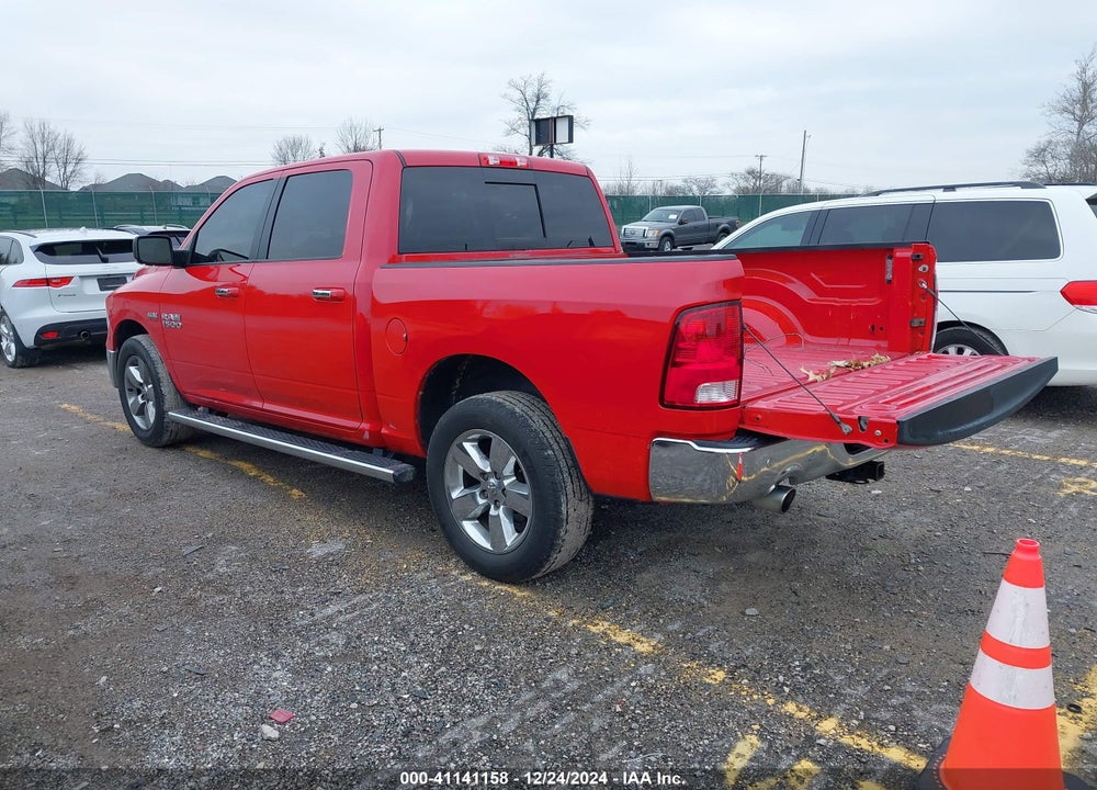 2017 RAM 1500 BIG HORN 4X4 5'7 BOX VIN: 3C6RR7LT2HG511297