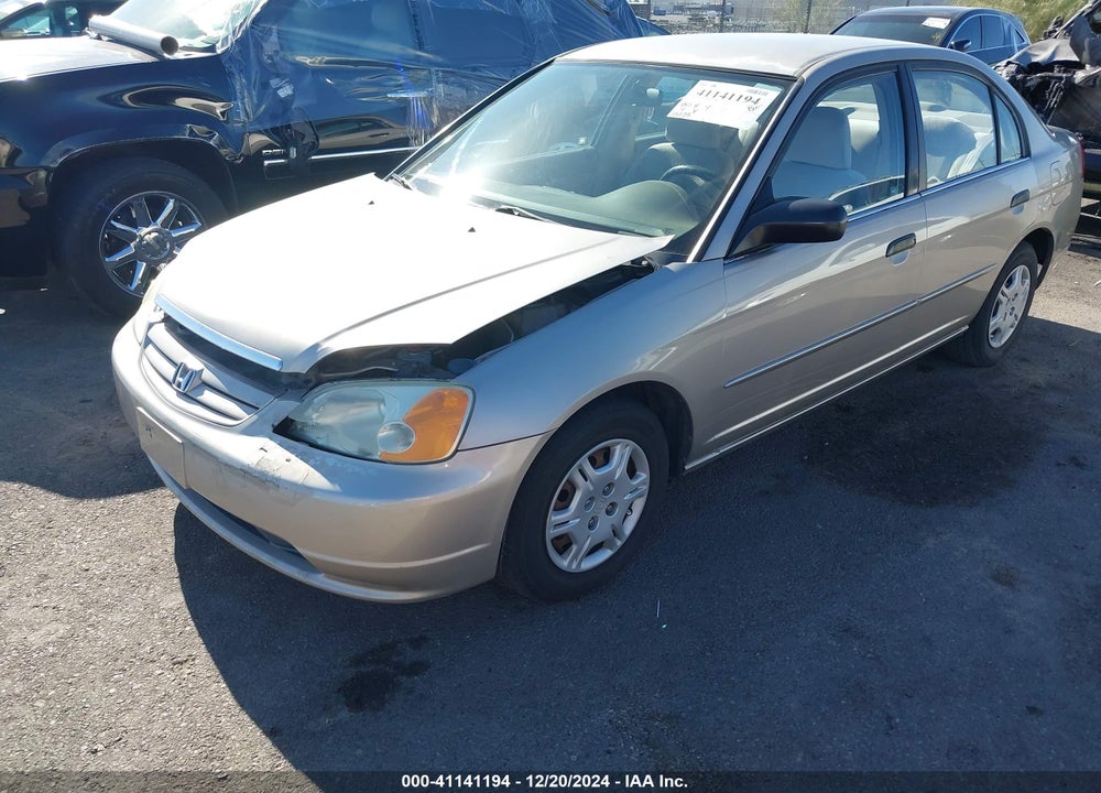 2001 HONDA CIVIC LX VIN: 1HGES16541L073981