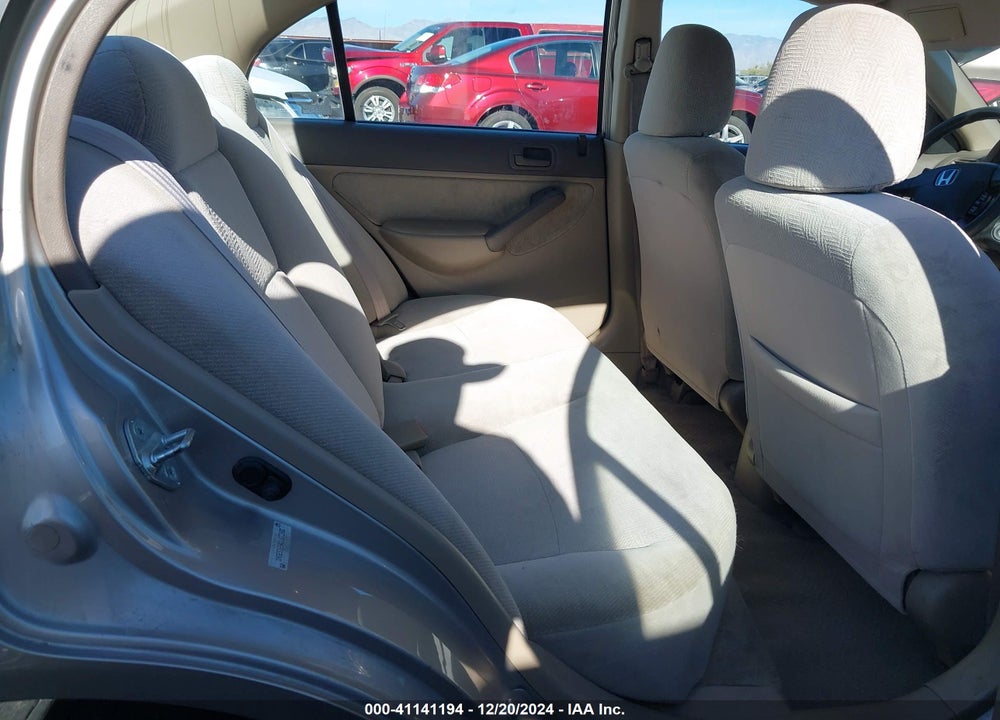 2001 HONDA CIVIC LX VIN: 1HGES16541L073981