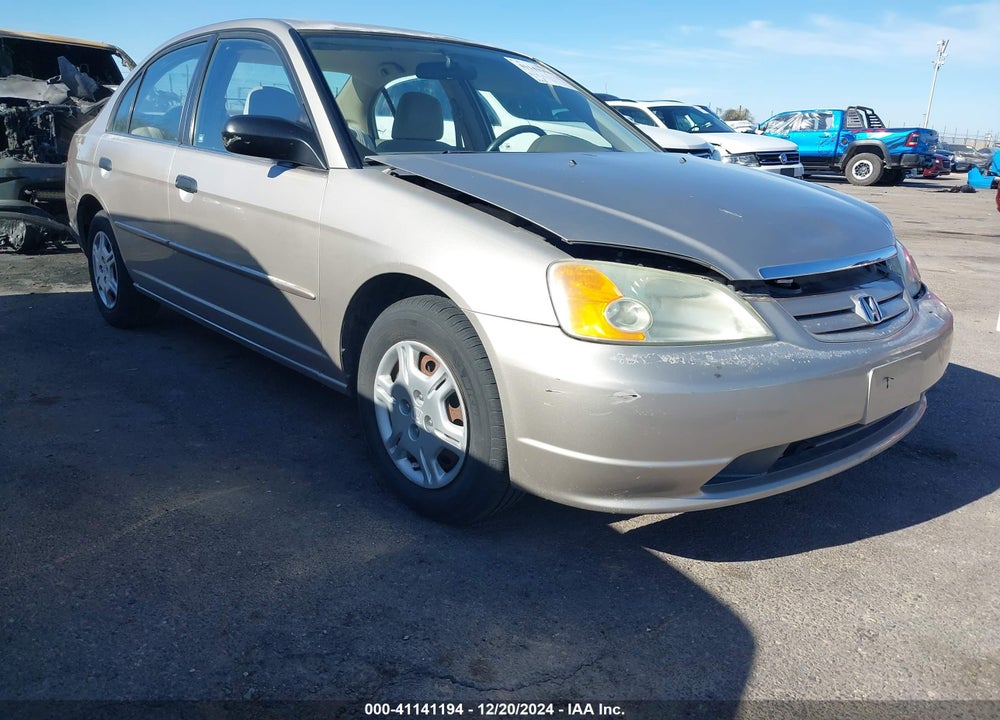 2001 HONDA CIVIC LX VIN: 1HGES16541L073981