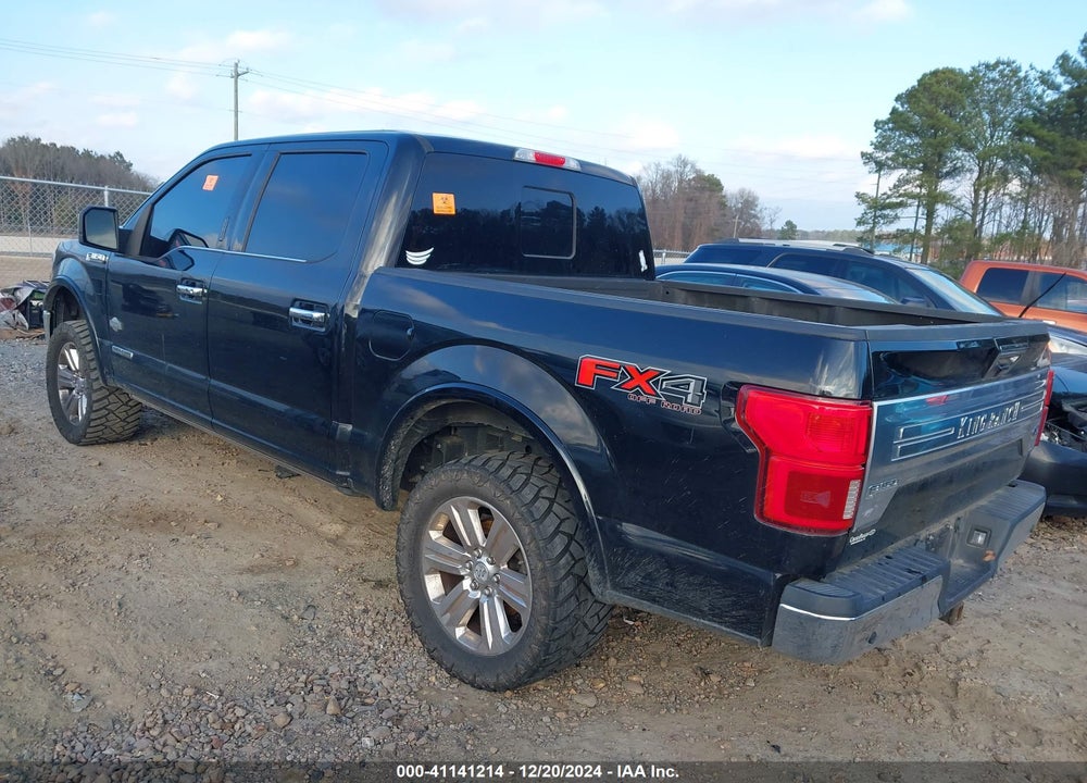 2018 FORD F-150 VIN: 1FTFW1E17JFE17484