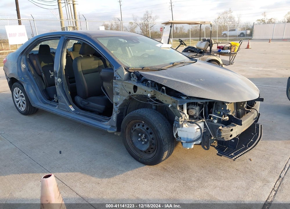 2019 TOYOTA COROLLA LE VIN: 2T1BURHE4KC228674