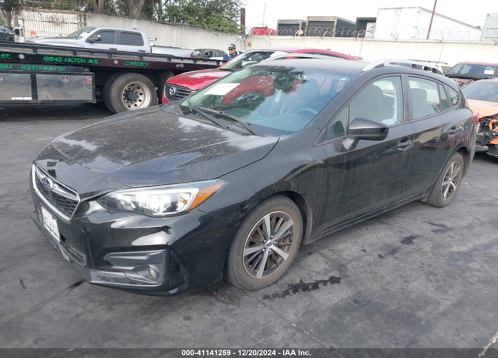 2019 SUBARU IMPREZA 2.0I PREMIUM VIN: 4S3GTAD68K3729102