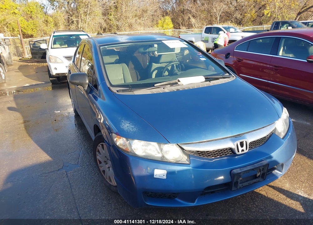 2010 HONDA CIVIC VP VIN: 2HGFA1F39AH505161