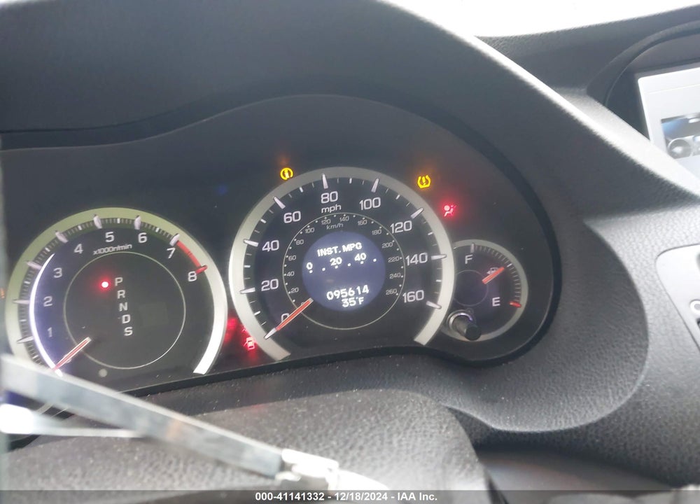 2012 ACURA TSX 2.4 VIN: JH4CU2F65CC003616