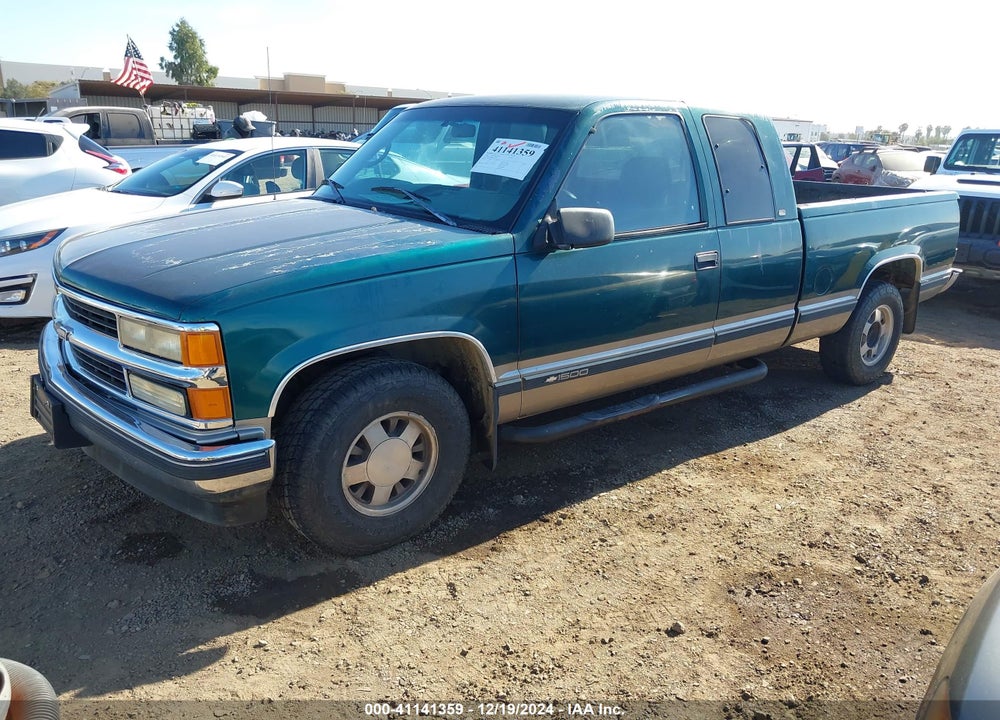 1998 CHEVROLET C1500 FLEETSIDE VIN: 2GCEC19R8W1138791