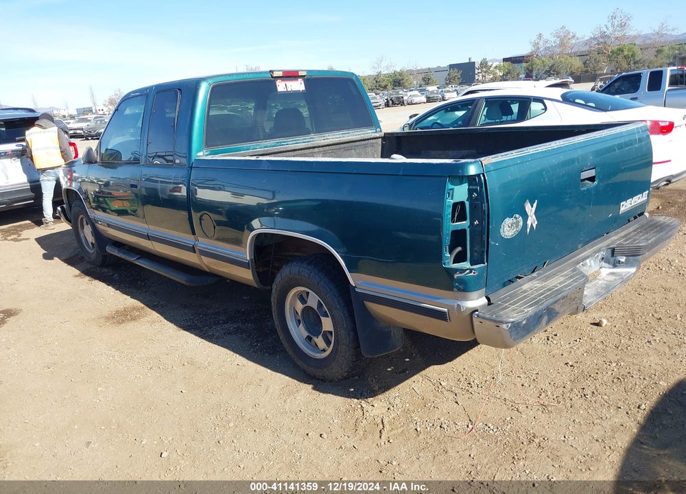 1998 CHEVROLET C1500 FLEETSIDE VIN: 2GCEC19R8W1138791