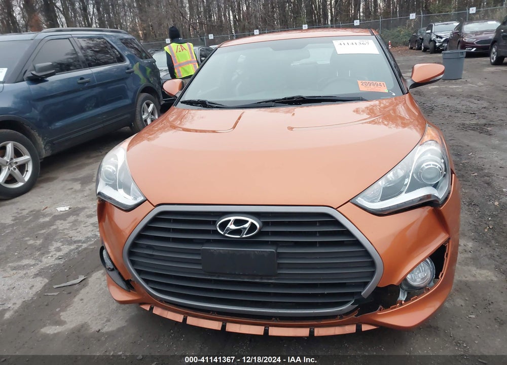 2016 HYUNDAI VELOSTER TURBO VIN: KMHTC6AE7GU274411