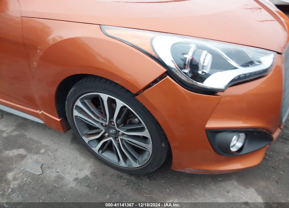2016 HYUNDAI VELOSTER TURBO VIN: KMHTC6AE7GU274411