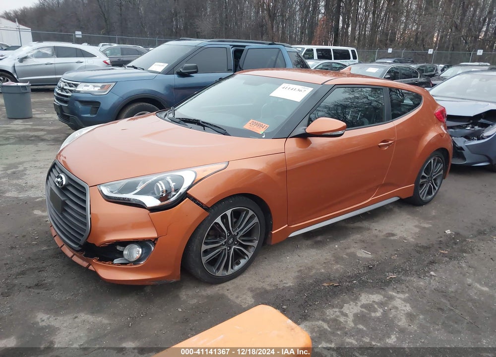 2016 HYUNDAI VELOSTER TURBO VIN: KMHTC6AE7GU274411
