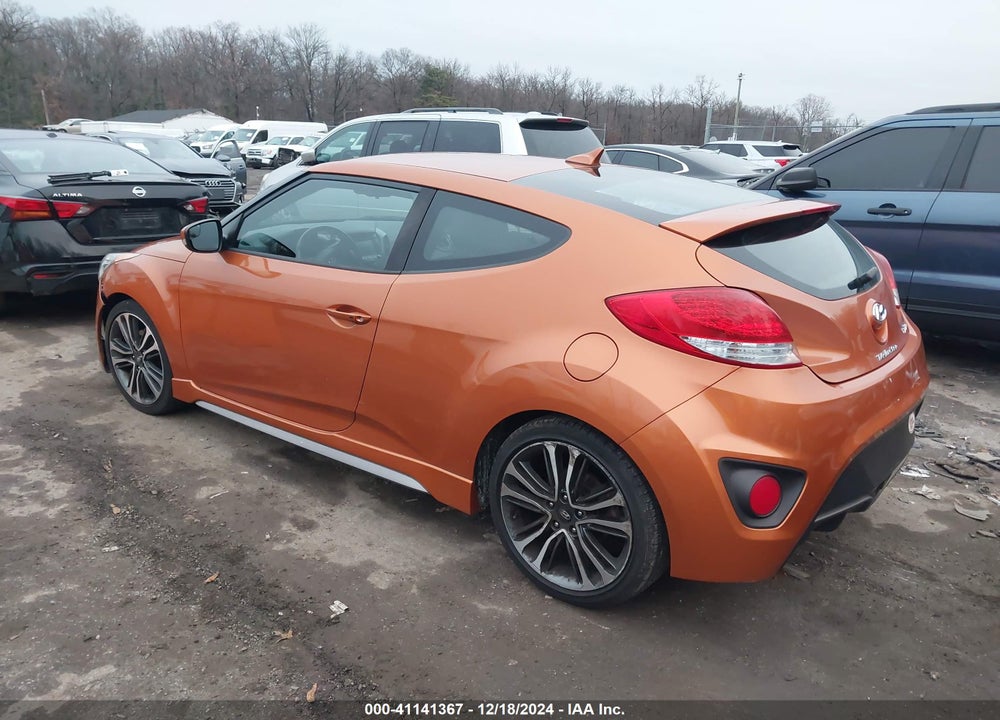 2016 HYUNDAI VELOSTER TURBO VIN: KMHTC6AE7GU274411