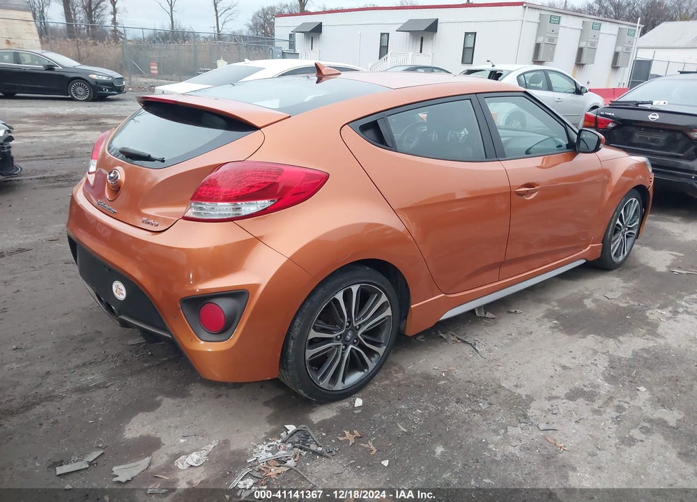 2016 HYUNDAI VELOSTER TURBO VIN: KMHTC6AE7GU274411