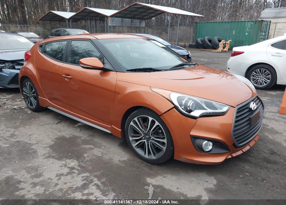2016 HYUNDAI VELOSTER TURBO VIN: KMHTC6AE7GU274411