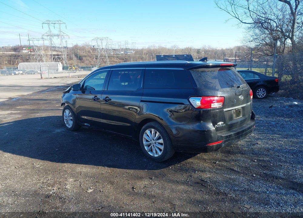 2017 KIA SEDONA EX VIN: KNDMC5C12H6336607