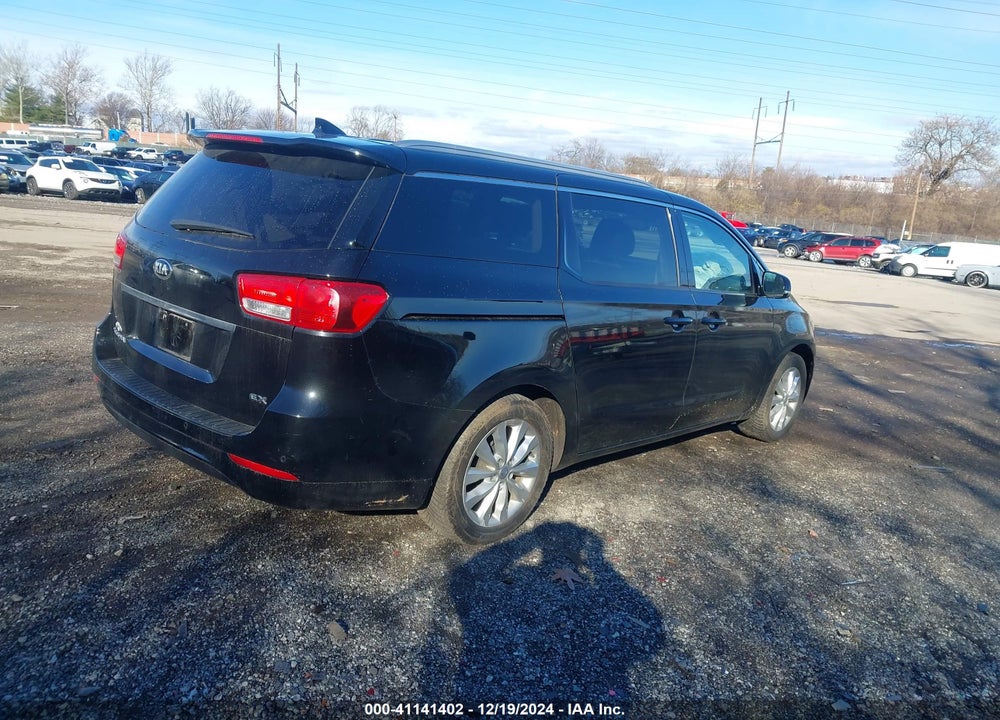 2017 KIA SEDONA EX VIN: KNDMC5C12H6336607