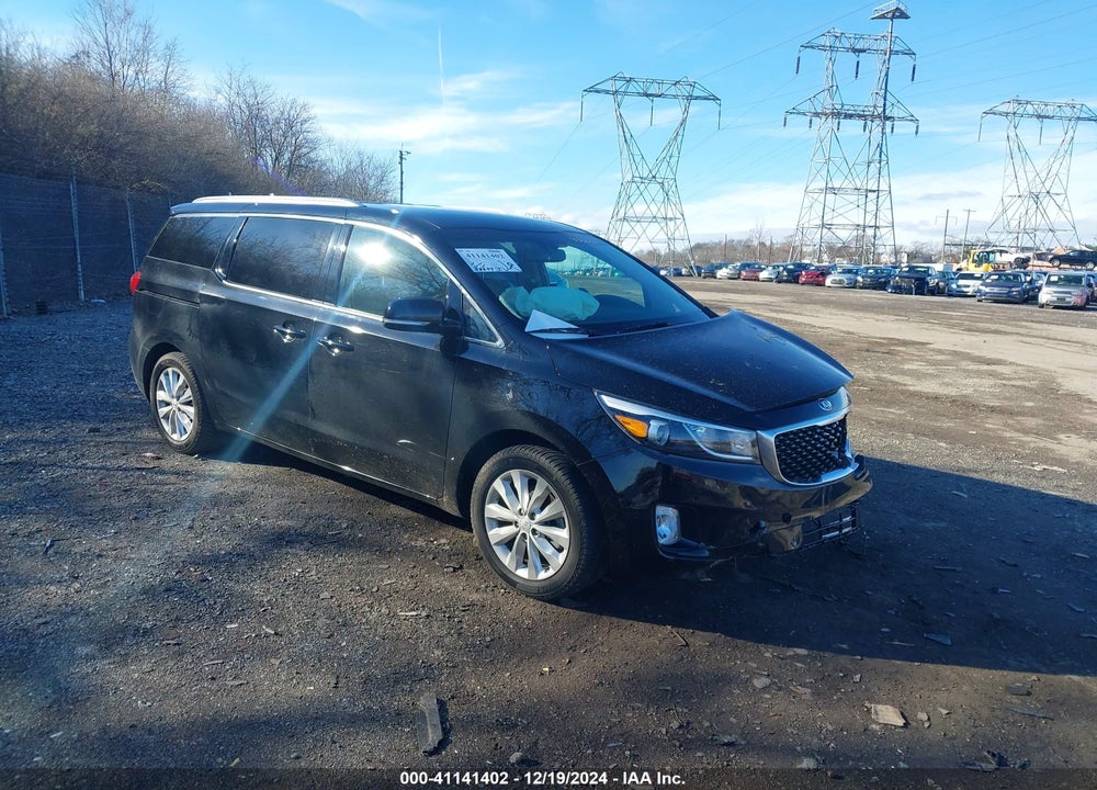 2017 KIA SEDONA EX VIN: KNDMC5C12H6336607