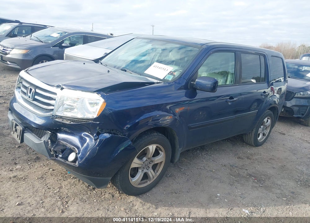 2014 HONDA PILOT EX-L VIN: 5FNYF3H58EB013543