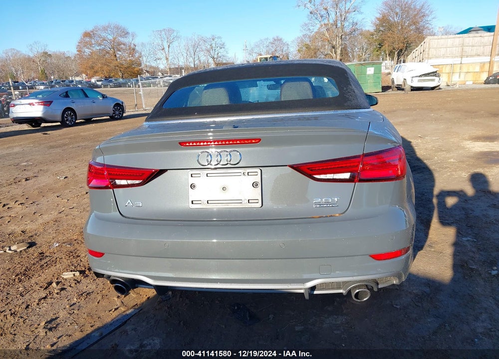2017 AUDI A3 2.0T PREMIUM VIN: WAUY8LFF2H1050295