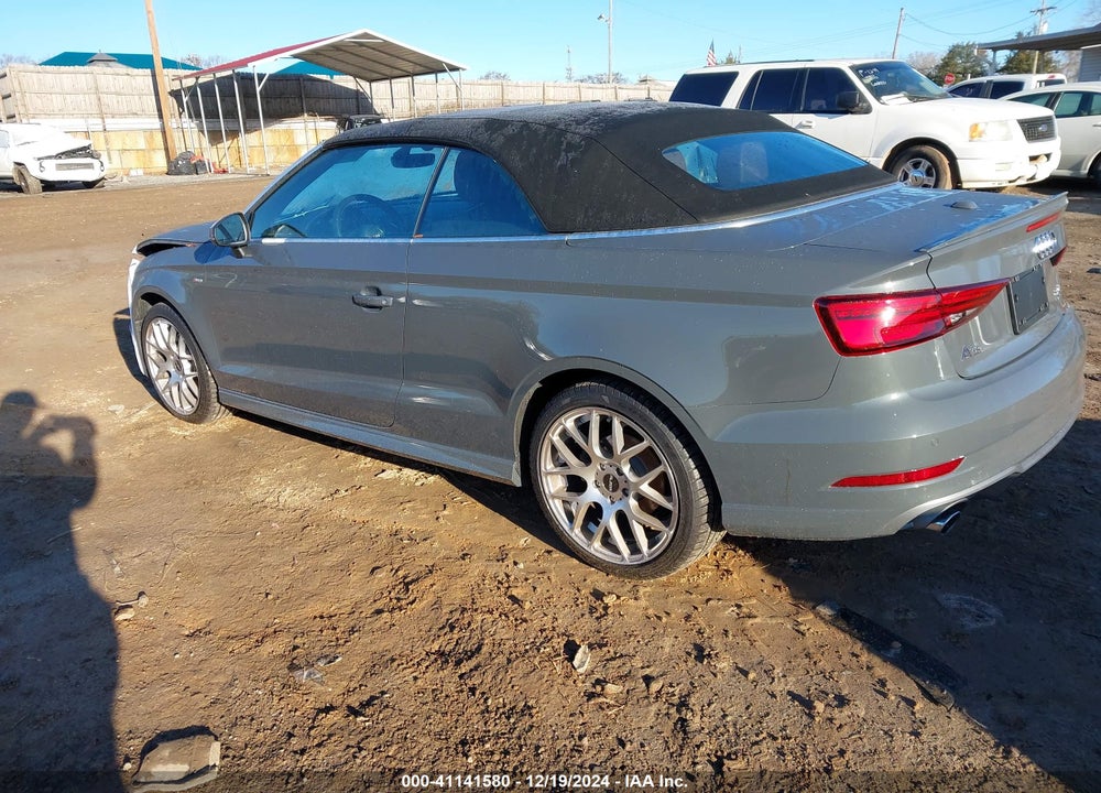2017 AUDI A3 2.0T PREMIUM VIN: WAUY8LFF2H1050295