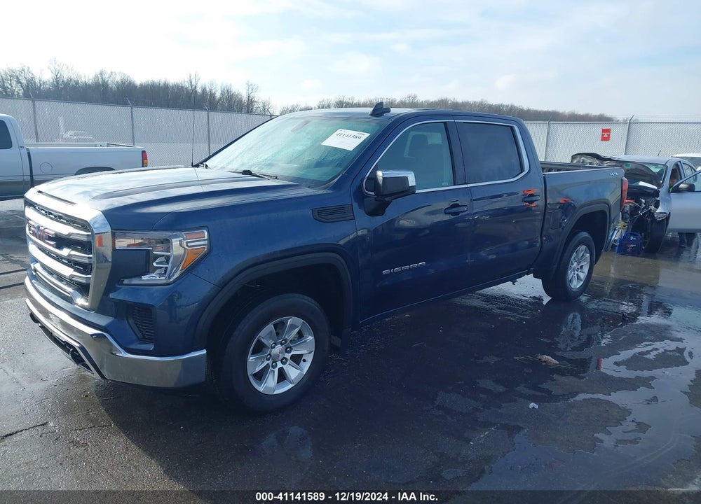 2020 GMC SIERRA 1500 4WD SHORT BOX SLE VIN: 1GTP9BEKXLZ366252