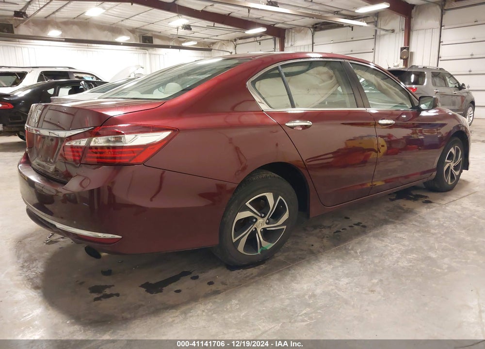 2016 HONDA ACCORD VIN: 1HGCR2F31GA144260