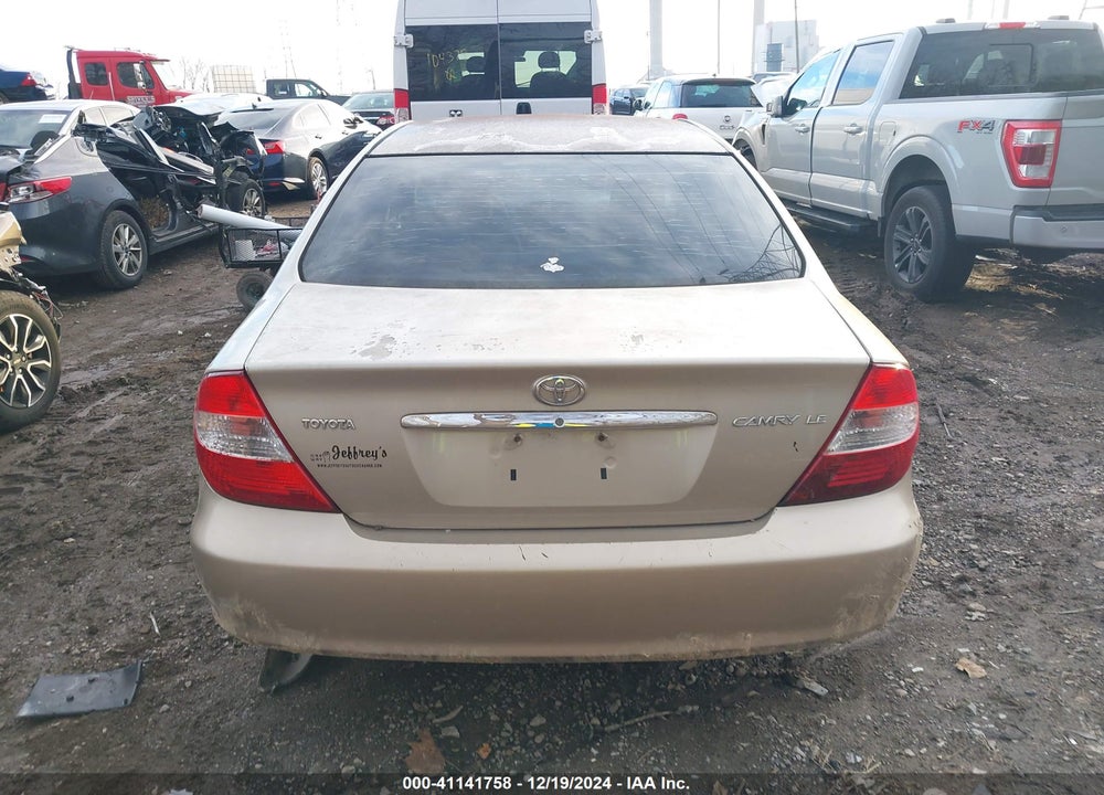 2003 TOYOTA CAMRY LE VIN: 4T1BE32K23U774947