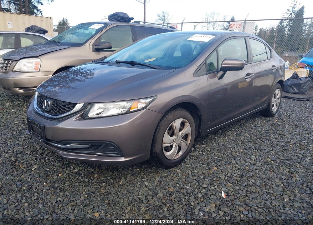 2014 HONDA CIVIC LX VIN: 19XFB2F51EE235993